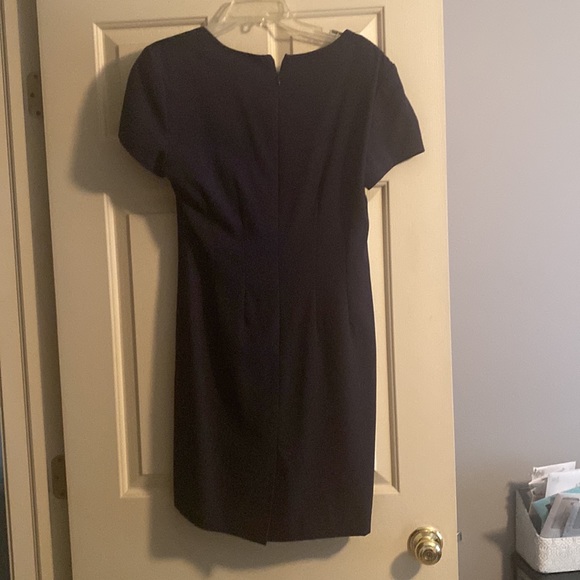 Navy blue basil dress, wore to wedding size 10 - Picture 2 of 3